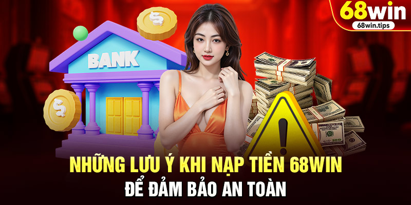 Những Lưu Ý Khi Nạp Tiền 68win Để Đảm Bảo An Toàn
