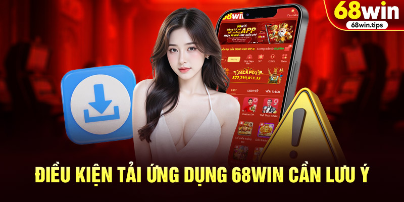 Điều kiện tải ứng dụng 68WIN cần lưu ý