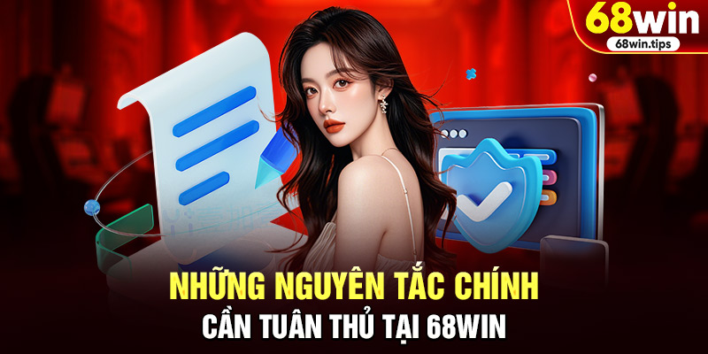 Những nguyên tắc chính cần tuân thủ tại 68win